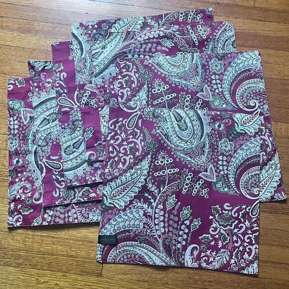 CYNTHIA ROWLEY PLACEMATS CHARGERS SET OF 7 - Picture 8 of 12